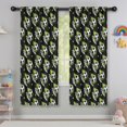thumbnail image 5 of Blackout Kids Curtains,Black Soccer Balls with Green Elements Pattern Childrens Insulated Curtains Set Of 2,Bedroom Essentials,Toddler Room Decor 42"x63", 5 of 5
