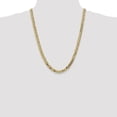 thumbnail image 2 of 14k Yellow Gold 24 Inch 7.25mm Curb Chain Necklace Pendant Charm Beveled, 2 of 9