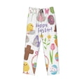 thumbnail image 4 of Xecao Happy Easter1 Men's Straight Lounge Pajama Pants: The Ultimate in Comfortable Sleepwear, 4 of 9