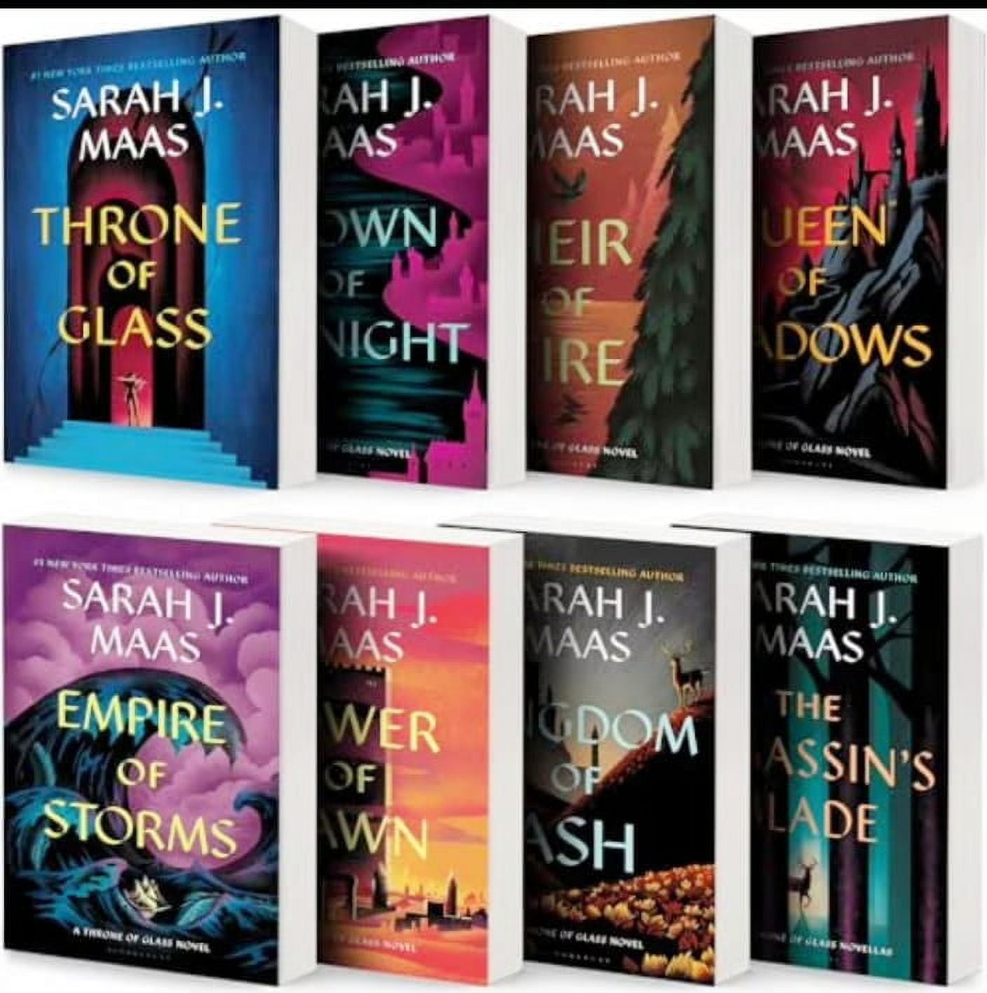 洋書 5 books, Sarah J. Mass, Throne of Glass Throne Of Glass Series Collection 5 Books Set By Sarah J