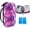 Marble Purple, variant on SUNMON Insulin Cooler Travel Case with 2 Big Ice packs for Longer Cooling Time - Portable Insulin Pen Case Keep Medicine Cool While Traveling, TSA Approved Cooler Medical Bags (Pink Flower)