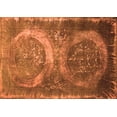 thumbnail image 1 of Ahgly Company Indoor Rectangle Persian Orange Bohemian Area Rugs, 4' x 6', 1 of 1