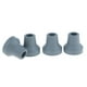 thumbnail image 1 of Almohadilla para Muletas de Bastones de 4 Uds. Extremos de Férula Resistentes de Goma, Antideslizante , gris Macarena Casquillos para bastones, 1 of 5