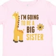 thumbnail image 4 of Inktastic I'm Going to Be a Big Sister Giraffe Girls Toddler T-Shirt, 4 of 5