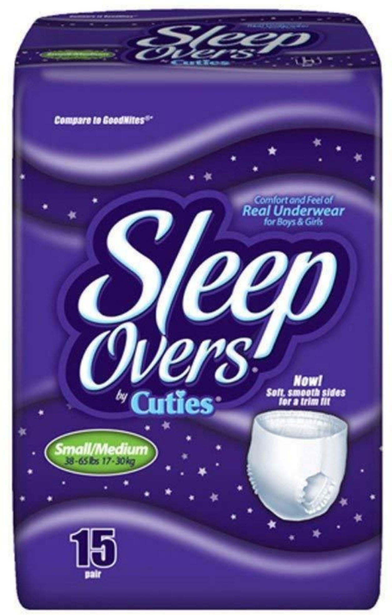 4 Pack Sleep Overs Disposable Training Pants SLP05301 15 Each