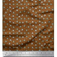 thumbnail image 1 of Soimoi Poly Georgette Fabric Dot & Heart Printed Fabric 1 Yard 42 Inch Wide, 1 of 1