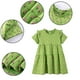 thumbnail image 4 of AJZIOJIRO Toddler Girls Summer Short Sleeve Dress Kids Baby Party Princess Skirt Cartoon Tutu Dance Skirt 2-7Y, 4 of 9