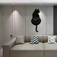 thumbnail image 4 of Black-Cat Pendulum Wall Clock,Cat Clock with Moving Tail,Cat Swinging,Whimsical Funny Clocks, 4 of 6