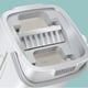thumbnail image 3 of Self-Wringing Mop & Bucket Set, 2-Chamber System for Hands-Free Cleaning, 360° Spin, 2 Microfiber Pads, 3 of 6