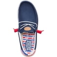 thumbnail image 3 of HEYDUDE Men Wally Americana Il, 4th of July Patriotic Shoes , Blue, 7, 3 of 6
