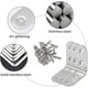 thumbnail image 3 of Black Right Angle Brackets L-shaped Brackets, 20 Pieces Stainless Steel 90 Degree Angle Brackets, 40 X 40 X 17 Mm, 3 of 4