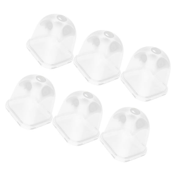 MLINS 6pcs Garden Plant Cloche Dome Covers Reusable Plant Bell Cover for Seedlings for Indoor and Outdoor Gardening Propagation Dome for Growth
