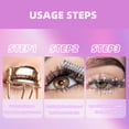 thumbnail image 5 of QIBEST-rímel con purpurina de diamante, 3 colores, maquillaje de larga duración, volumen 3D, pestañas rizadas, brillo, cosmético femenino, 5 of 5