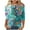 0-blue, variant on 2024 Womens Fall 3/4 Sleeve Tops Floral Print Shirts 3/4 Length Sleeve Round Neck Plus Size Blouse Dressy Casual Tunics Workout Tops for Women Fall Fall Fashion for Women 2024 (Pink)