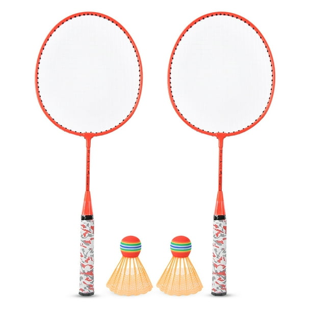 Raquette De Badminton Pour Enfants, 8.0x21in Jaune Fluorescent