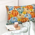 thumbnail image 6 of Kll Pumpkins Sunflowers Pillow Covers Envelope Closure,Super Soft And Cozy Fuzzy Fleece Pillow Case Cover 16"X24", 6 of 9