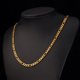 thumbnail image 1 of Gold Lara Chain 18 Inch / 24 Inch Long Guaranteed Plated Long Gold Plated Luxury Stainless Steel Necklace Jewelry Lightweight Cuban Link Albert warran, 1 of 1