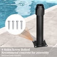 thumbnail image 4 of VREDHOM Patio Market Umbrella Base Stand for Garden Deck Porch - 4.3 in L * 4.3 in W * 14.2 in H Black, 4 of 5