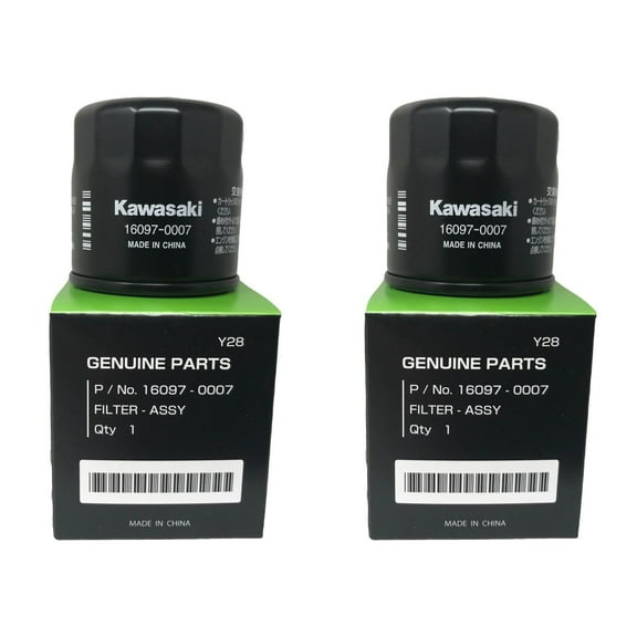 Kawasaki 16097-0007 2 Pack Oil Filter New OEM
