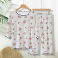 thumbnail image 2 of LWNYDPLSD Childrens Christmas Pajamas Cute Baby Girl Clothes Onesie Kids Robe and Slipper Set Kids Robes for Boys Size 7-8 Baby Sleepers Toddler Pj, White 4-5 Years, 2 of 9