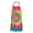 Colorful Rainbow Tie-1, variant on Colorful Tie Dye Spiral Galaxy Pattern Apron-Garden Aprons for Women with Pockets-Cotton Linen Waterproof Kitchen Cooking Gardening Aprons Adjustable for Kitchen,Cooking,BBQ and Salon 33x27 Inch