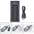 thumbnail image 1 of USB inteligente de 8 ranuras con batería AA / AAA de 1,2 V, compatible con múltiples dispositivos Soledad Adaptador de carga, 1 of 10