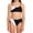 Z45-Black2, variant on Girls Two Pieces Swimsuits Contrast Color Adjustable Straps Girl Bikini Set Kids Bathing Suits,11-12 Years
