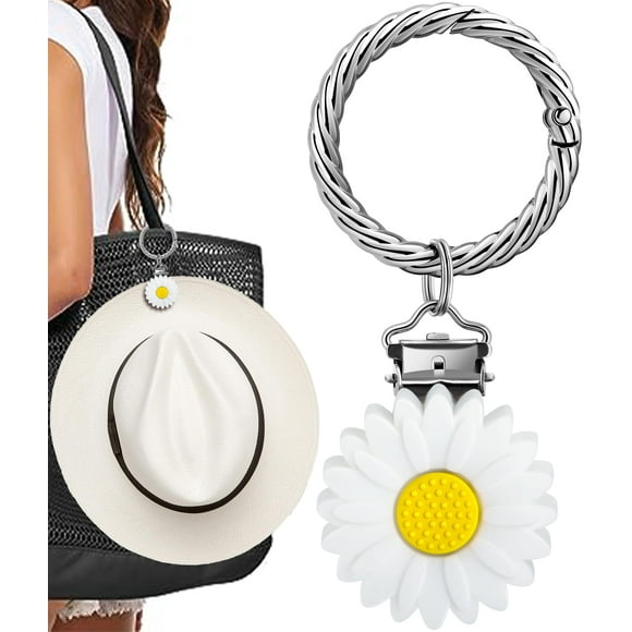 YATOISUR Clip para sombrero - Soporte para sombrero para viaje en bolsa - Clip de silicona para sombrero manos libres para bolso equipaje - Protege el sombrero contra caídas
