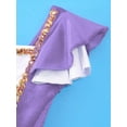 thumbnail image 2 of MSemis Robe de Danse Ballet pour Filles Enfants Justaucorps Fée Princesse Jupe Tutu Tenue de Fête Costume de Performance de Cirque Violet 8, 2 of 8