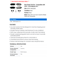 thumbnail image 2 of Rear Brake Pad Set - Compatible with 2016 - 2018 Mazda CX-3 2017, 2 of 2