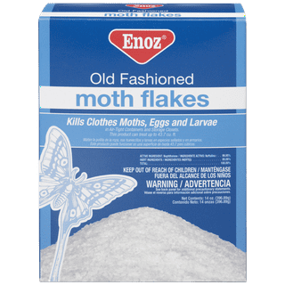 Enoz Moth Ice Crystals, Moth Killer for Clothes Moths and Carpet Beetles, Resealable, 16 oz, 4 ct