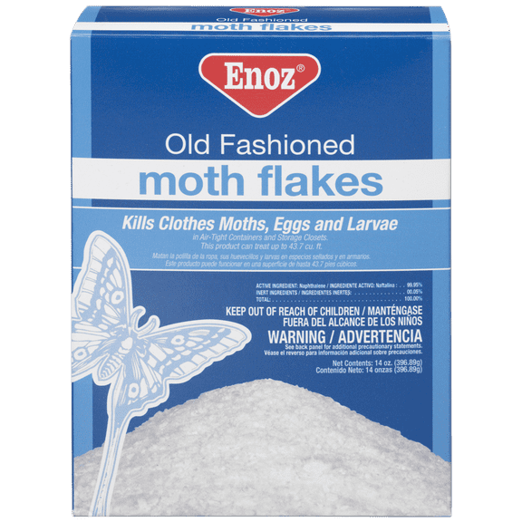 Enoz 14 Oz. Old Fashioned Naphthalene Moth Flakes E14.10
