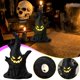 thumbnail image 1 of Xihbxyly Juego de Decoración de Fantasmas de Halloween, Luces de Calabaza Brillantes, Troncos de Árboles Espeluznantes y Caras de Fantasmas, Velas Electrónicas, Uso Interior y Exterior, Decoración pa, 1 of 7