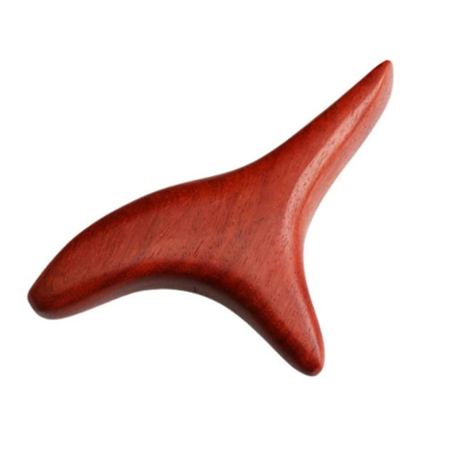 Wooden Trigeminal Massager For Body Foot Neck, Relax & Improve Blood Circulation, Healthy Care, Portable With Ergonomic Handle