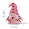 thumbnail image 3 of Jlong 1pcs Valentine Gnomes Plush Valentines Day Decoration Valentines Home Table Decor Scandinavian Tomte Elf Gnomes Ornaments Sweet Valentines Day Gifts for Him Her, 3 of 9