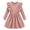 Pink, variant on Lanbubble Toddler Girls Long Sleeve Ruffle Dress Cable Knit A-Line Sweater Dress Soft Fall Winter Dresses 3T-6T