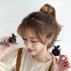 thumbnail image 4 of Garra de pelo de Color caramelo esmerilado Simple para mujer, cola de caballo alta mate, artefacto fijo, horquilla, herramienta de peinado, accesorios para el cabello, tocado, 4 of 4