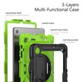 thumbnail image 6 of For Samsung Galaxy Tab S6 Lite 10.4 inch, 360 Rotating Shockproof Cover with Stand, Screen Protector, Shoulder Strap (SM-P610/P615/P613/P619), Lime PC, 6 of 7
