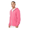 thumbnail image 2 of Bella + Canvas 3739 Unisex Poly-Cotton Fleece Full-Zip Hooded Sweatshirt, 2 of 5