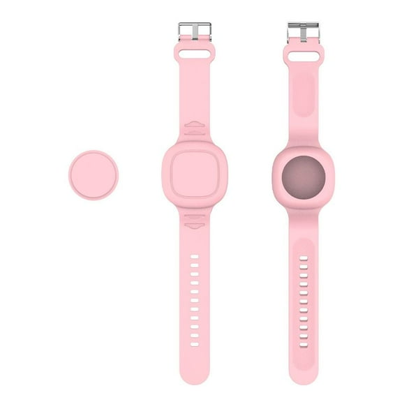 Waterproof Lightweight Silicone Soft GPS Tracker Protector Child GPS Bracelet Kid Watch Bracelet Children Watch Band PINK