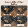 thumbnail image 7 of Design&I 4'x6' Washable Area Rug Pet Friendly & Non-Slip Built-In Grip Midnight Blue Enchanted Garden Celestial Motifs Whimsical Floral Mystical for Reading Nook, Bedroom, 7 of 7