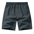 thumbnail image 4 of LTTVQM Mens Athletic Shorts Outdoor Running Shorts Quick Dry Lightweight Workout Gym Shorts with Zipper Pockets Dark Gray 2XL, 4 of 7