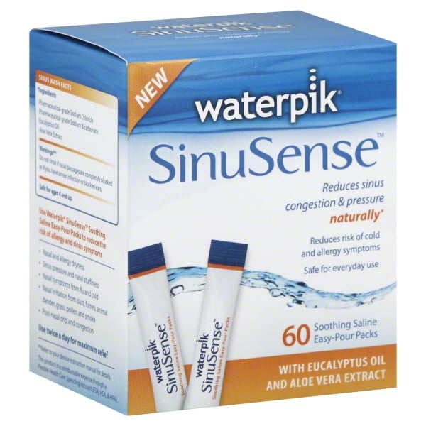 Waterpik Waterpik SinuSense Soothing Saline, 60 ea