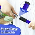 thumbnail image 5 of AUTOWT Blue Dog Pooper Scooper, Stainless Steel Rake Kit with 20 Poop Bags and Adjustable Long Handles, 5 of 7