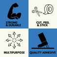 thumbnail image 5 of SSBM 5.5 Mil, Multi-Use, Surface Protection and Versatile, Blue Painters Masking Adhesive Tape, 3 Inch x 60 Yards, 384 Rolls, 5 of 8