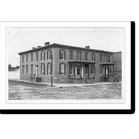 Historic Print, Jail, Charlestown, W. Va., 16" x 20"