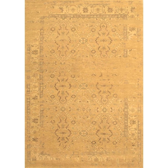 Ahgly Company Indoor Rectangle Persian Brown Traditional Area Rugs, 5' x 7'