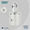 thumbnail image 4 of Five Oceans Marine Bimini Top External Eye End, 7/8 Inch Heavy Duty AISI316 Stainless Steel, Ideal for Pontoon, Fishing, Ski Boats FO368, 4 of 7