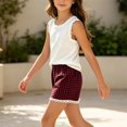 thumbnail image 5 of LvhaoGJOB Little Kids Girls Tank Top and Shorts Outfit Set - Elastic Waist, 5 of 6