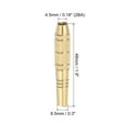 thumbnail image 2 of Unique Bargains 16 Grams Copper Dart Replacements Barrel, Gold Tone 3Pcs, 2 of 6
